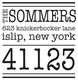 Big Zip Family Address Self Inking Stamper Image 2 of 2